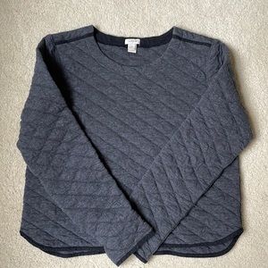 JCrew Quilted Sweater